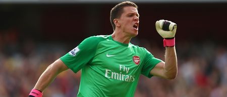 Wojciech Szczesny fined for smoking in the showers after Arsenal’s loss to Southampton