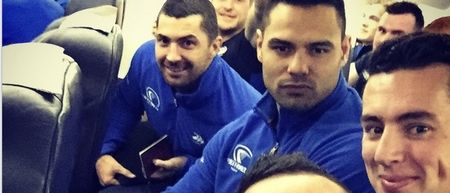 Video: Scary footage from inside Leinster plane during ‘near death’ experience