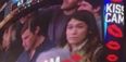 Video: Woman reacts perfectly to boyfriend’s kiss-cam snub at NBA game