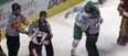 Ice hockey player gets punched and is penalised for DIVING