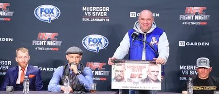 Video: Dana White confirms McGregor v Aldo will be in Vegas in May