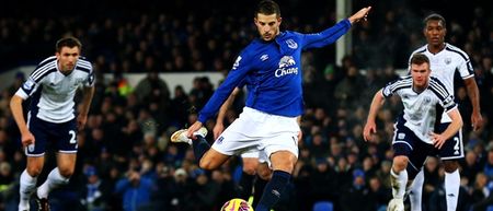 Vine: Not even ROCKY VII could calm Everton fans down after Kevin Mirallas penalty miss