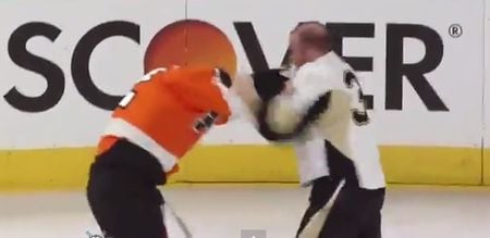 VIDEO: The Battle of Pennsylvania is the roughest hockey match ever