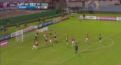 Video: 38-year-old Alvaro Recoba proves his still got it by scoring goal directly from corner