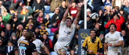 Vine: Leinster hero Jack Conan busts a gut to prevent Andy Goode drop goal