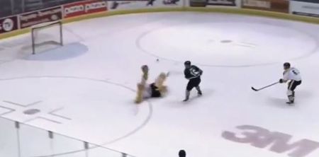 Video: The ice hockey equivalent of a wondergoal was scored in Canada today