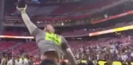 Video: JJ Watt makes one-handed catch and Odell Beckham Jr nails 45-yard field goal