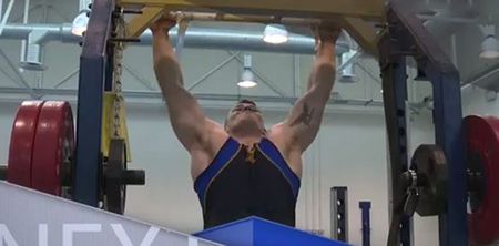 Video: Cian Healy does some serious liftin’ and talks about Cathal Pendred’s rugby playing days