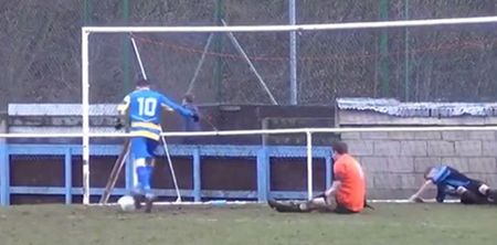 Video: This is more than likely the worst open goal miss of all time