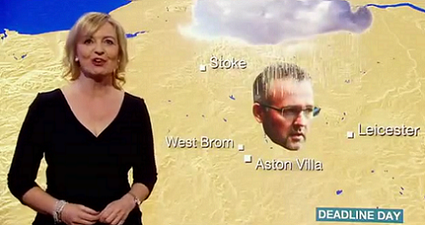 Video: The BBC’s Transfer Deadline Day themed weather forecast may make you cringe till you explode