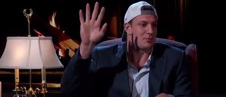 VIDEO: Rob Gronkowski was in tremendous form on Jimmy Kimmel last night