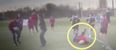 Video: British politician snots himself during rugby session with kids