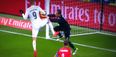 Video: Karim Benzema commits horror flying knee foul on goalkeeper