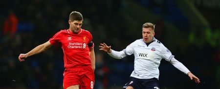 Steven Gerrard finally got to wear his specially designed adidas boots last night