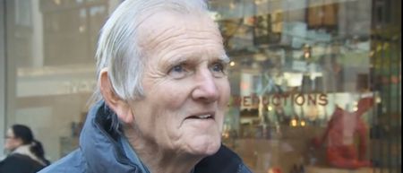 Video: Reporter asks man on street about 1967 Merseyside derby, man played in the game for Liverpool