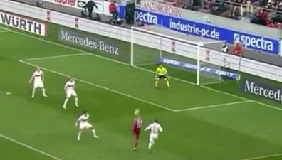 VINE: Arjen Robben and David Alaba scored two magnificent goals for Bayern Munich