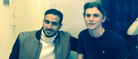 PIC: Nacer Chadli proves himself to be sound as a bloody pound with visit to ill teenager