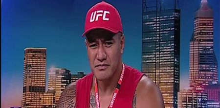 Video: UFC heavyweight Soa Palelei tries to read the weather, fails miserably