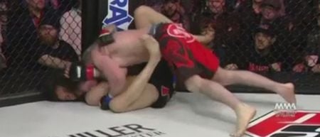 Vine: Fighter disqualified for intentional headbutt after opponent pulls his hair