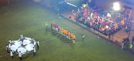 Video: AstroTurf players surprised with full Champions League treatment, crowd and Collina as ref