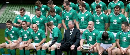 Pics: Paul O’Connell is the only Irish player to take this team photo lark seriously