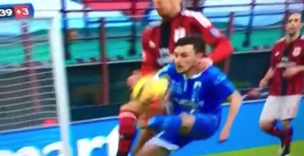 Vine: How on earth did he win a free-kick for this?