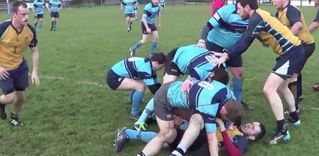 Video: Barnhall rugby player does brilliant George North impression