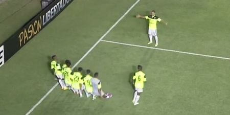 VIDEO: Fantastic Copa Libertadores goal gets the ten-pin bowling celebration