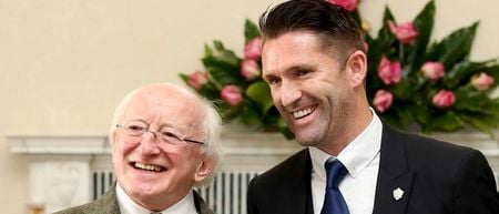 Video: President tells Robbie Keane how proud he has made the Irish public