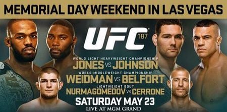 GIF: This new updated UFC 187 poster minus Jon Jones is absolutely fantastic, albeit slightly creepy