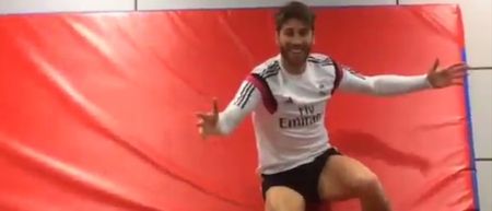 VIDEO: Sergio Ramos’ rehabilitation workout looks like an absolute hoot