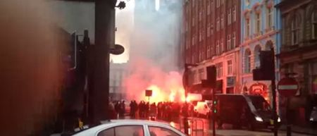 Video: The Besiktas fans are really bringing the atmosphere to the streets of Liverpool