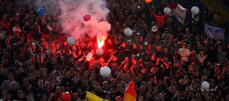 Video: Riot police come down heavily on Feyenoord fans after Spanish Steps are trashed in Rome