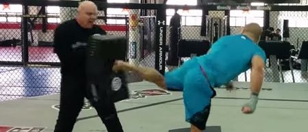 VIDEO: There are not many things we’d hate more than taking one of GSP’s kicks