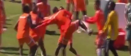 VIDEO: There are training ground fights and then there are kung-fu kicking lunatics like this