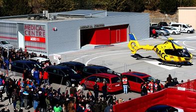 Fernando Alonso airlifted to hospital after crashing his McLaren