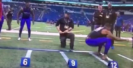 Video: Cornerback Byron Jones might actually be able to fly, breaks NFL Combine record