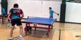 Video: Not even Forrest Gump could return this behind-the-back table tennis wonder shot