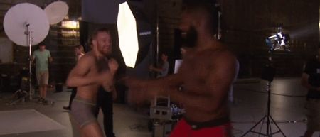 GIF: Conor McGregor and Jon Jones show off some flashy techniques in 5 seconds of fun