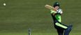 Vine: Incredible luck for Ed Joyce as ball lashes into Irish wicket but bails stay on