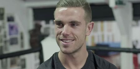 Video: Jordan Henderson has a go at Diego Costa during interview with Amir Khan