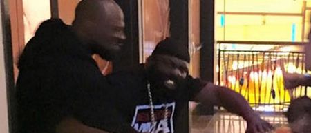 PIC: Kimbo Slice plays peacekeeper in brawl between Bellator’s King Mo and Triumph United president