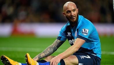 Pic: Stephen Ireland left with gruesome leg wound after horror challenge [graphic content]