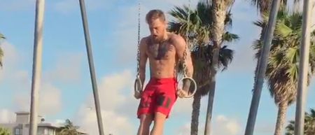 VIDEO: Conor McGregor shows that there’s a career in gymnastics for him after fighting