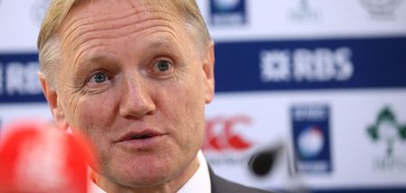 Joe Schmidt handled his first Grand Slam question of 2015 like the champ he is