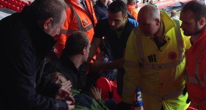 Professional footballer in good-guy shock as Andrea Dossena sends flowers to fan he hit in the face