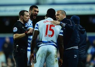 Pic: Nedum Onuoha suffered a horrific facial cut against Arsenal last night