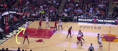 Video: Worst piece of man-marking this side of Chicago spells disaster for Wizards