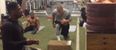 Video: NFL player pulls off hugely impressive ‘sitting’ box jump