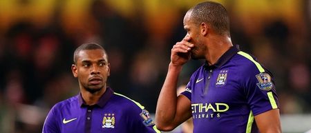 A bust-up between Vincent Kompany and Fernandinho is the reported reason for the captain getting dropped